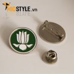 cơ sở sản xuất huy hiệu đồng kim loại pin cài áo đẹp ở tp.hcm hoa sen gia đình phật tử phật giáo thế giới
