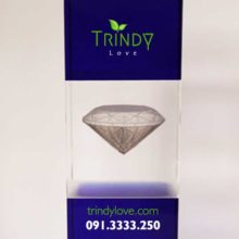cơ sở sản xuất khắc in hình cúp pha lê kim cương đẹp tphcm