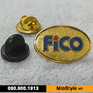 Cơ sở làm Huy Hiệu Kim Loại, Pin Cài Áo, sản xuất logo công ty tp.hcm - fico